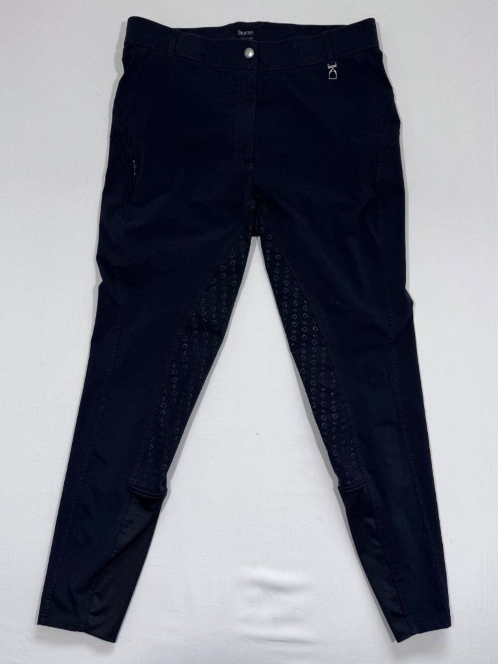 Horze Active Full Seat Breeches Silicone Grip Black Equestrian 30 Horse Riding